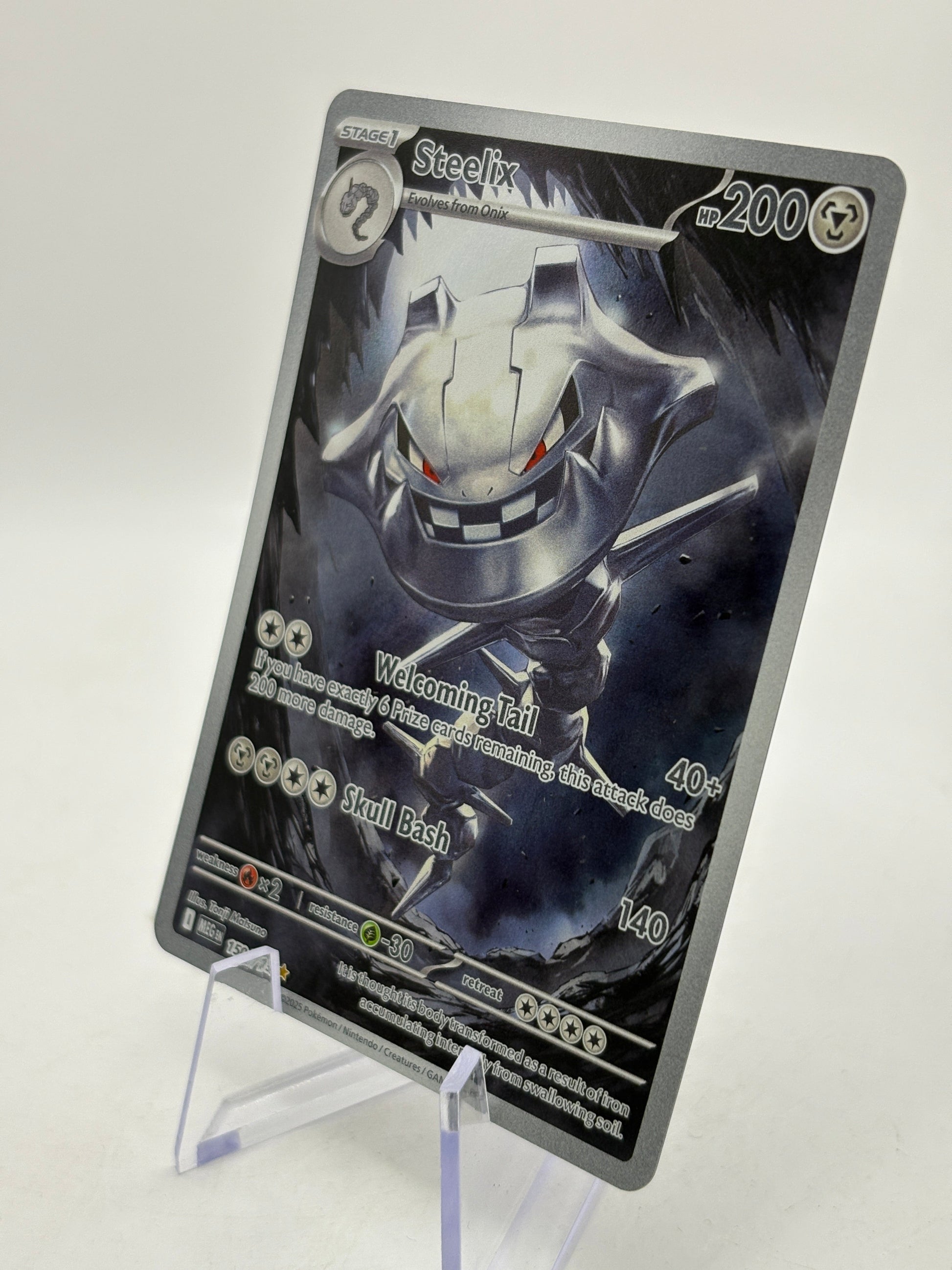 Pokemon TCG Mega Evolution - Steelix 150/132 Illustration Rare NM (1) FRENLY BRICKS - Open 7 Days