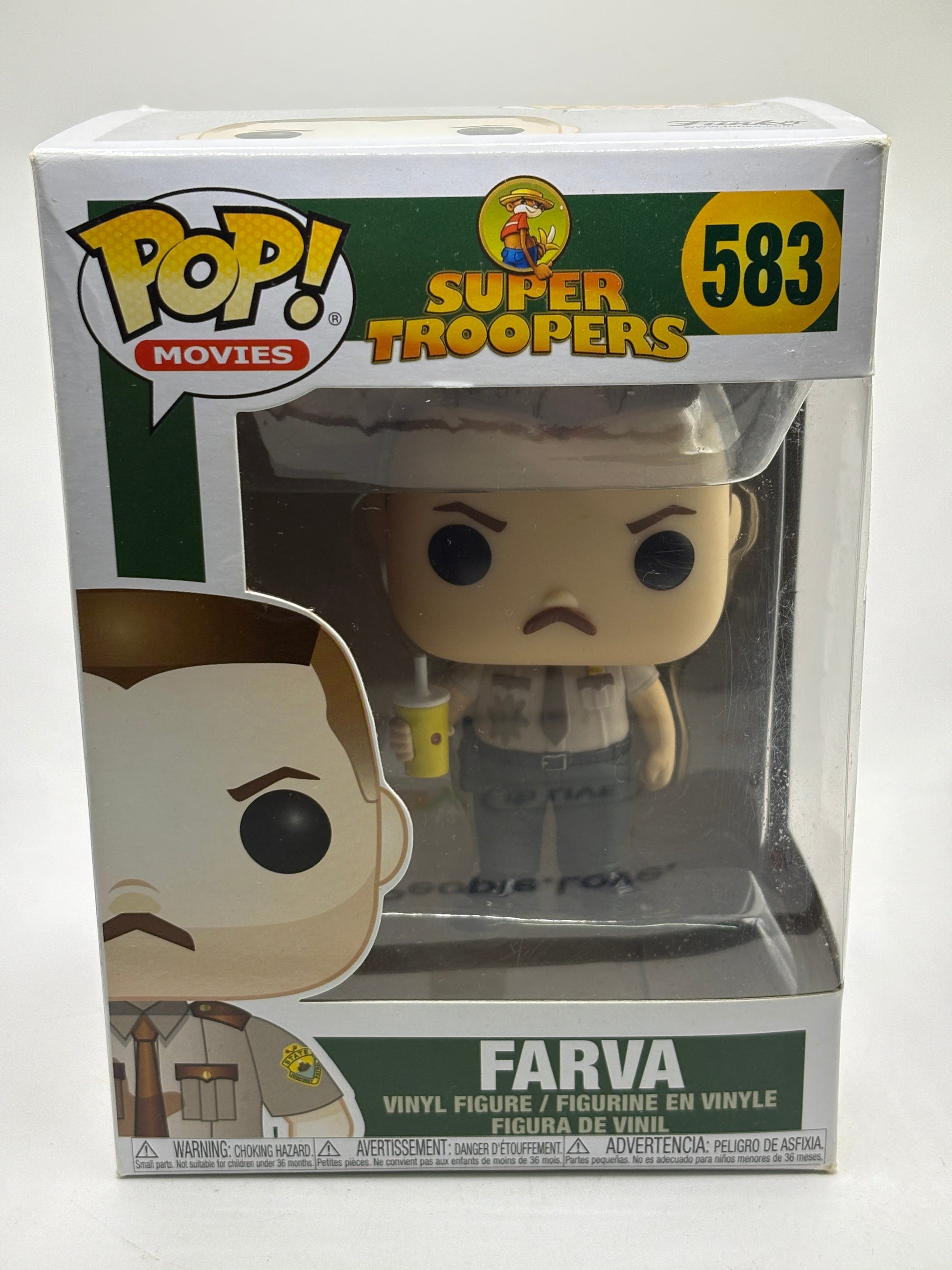 Funko POP! Movies Super Trooper #583 Farva Vinyl Figure FRENLY BRICKS - Open 7 Days image 1