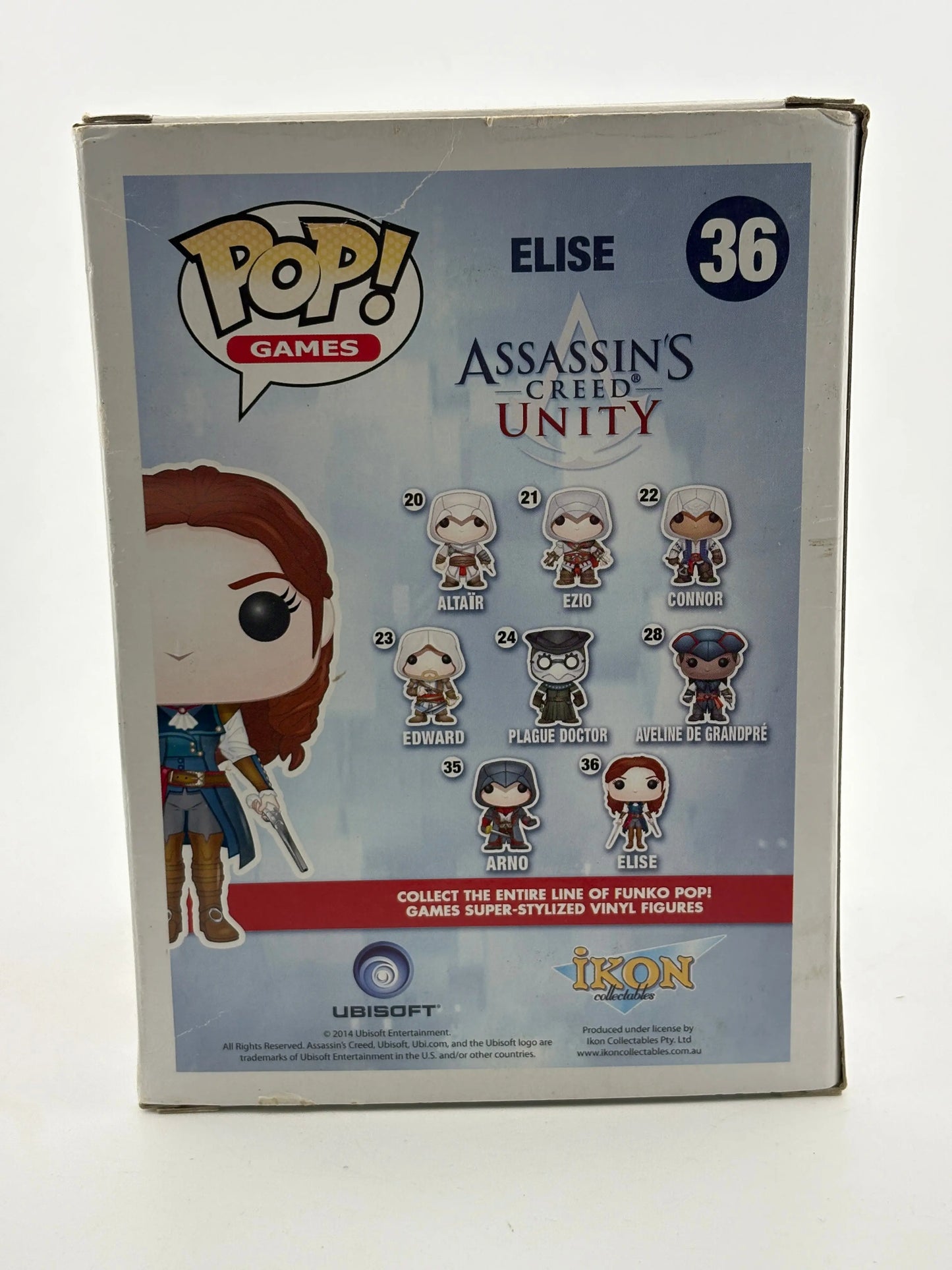 Funko POP! Games Assassin’s Creed Unity #36 Elise Vinyl Figure FRENLY BRICKS - Open 7 Days