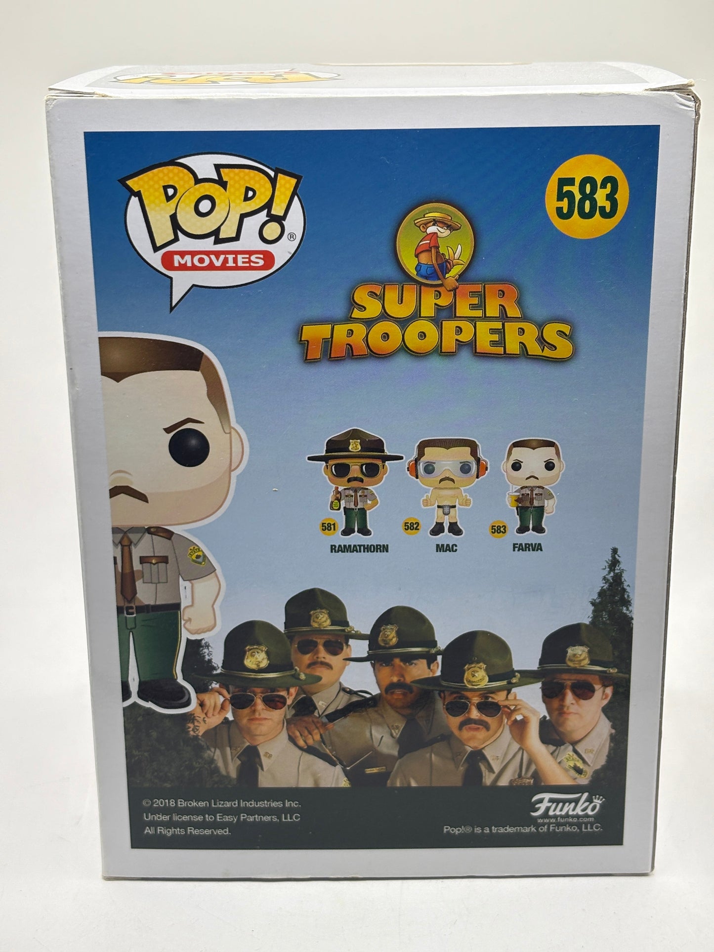 Funko POP! Movies Super Trooper #583 Farva Vinyl Figure FRENLY BRICKS - Open 7 Days
