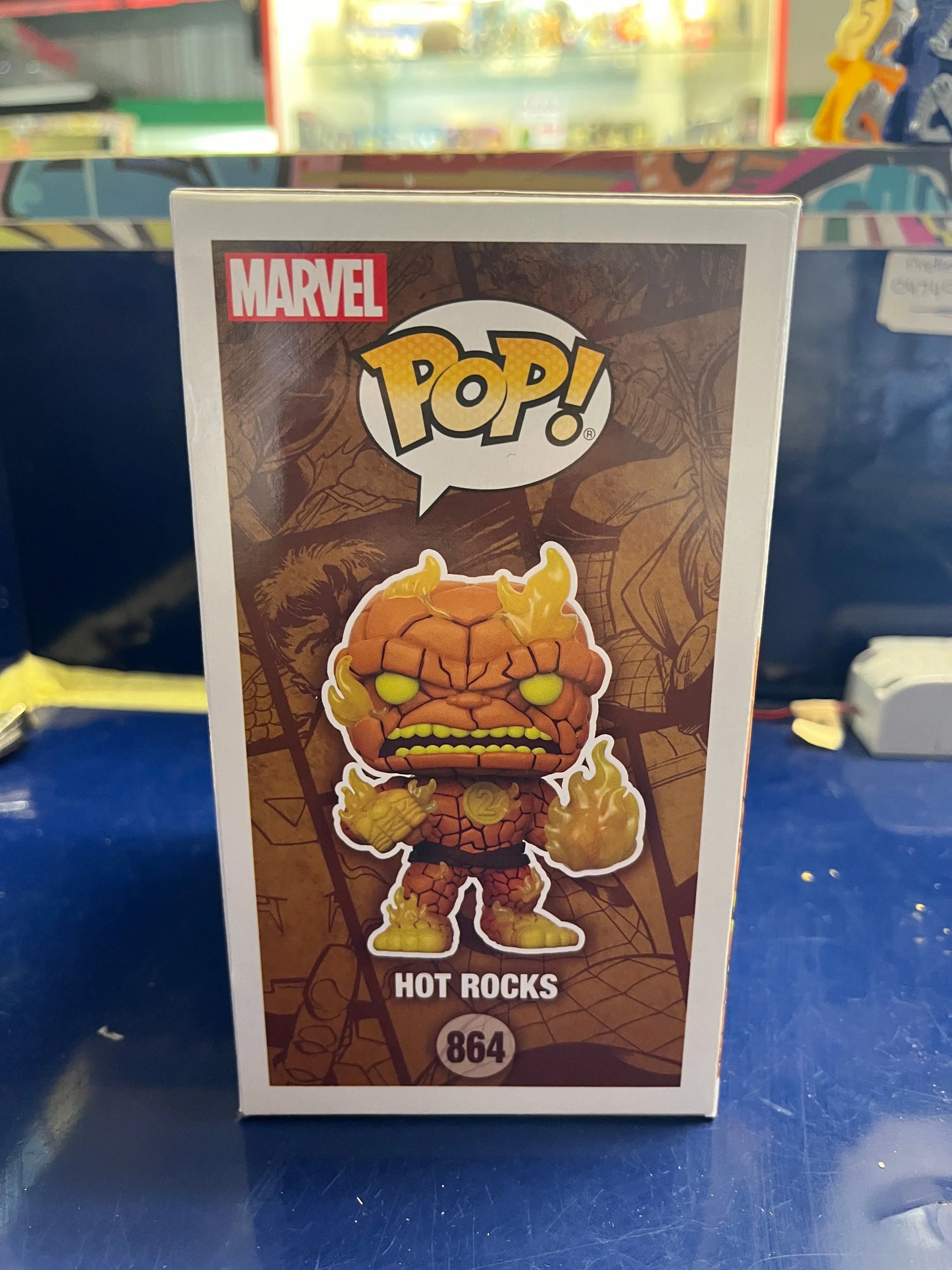 Funko POP! #864 Marvel Infinity Warps - Hot Rocks Popcultcha Exclusive FRENLY BRICKS - Open 7 Days