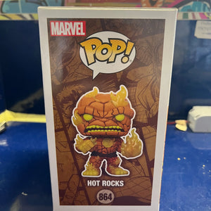 Funko POP! #864 Marvel Infinity Warps - Hot Rocks Popcultcha Exclusive FRENLY BRICKS - Open 7 Days