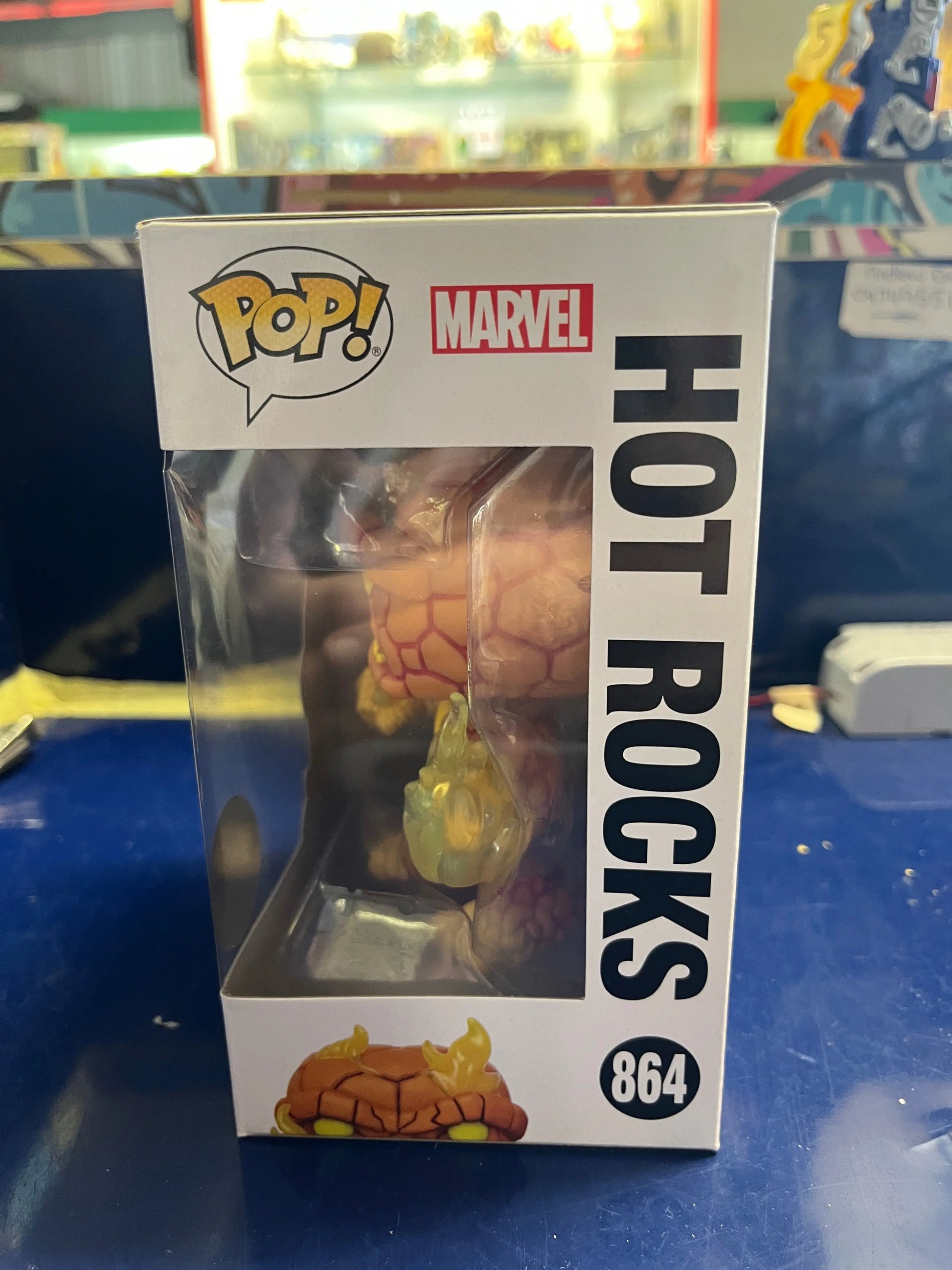 Funko POP! #864 Marvel Infinity Warps - Hot Rocks Popcultcha Exclusive FRENLY BRICKS - Open 7 Days