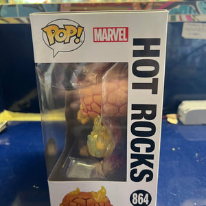 Funko POP! #864 Marvel Infinity Warps - Hot Rocks Popcultcha Exclusive FRENLY BRICKS - Open 7 Days