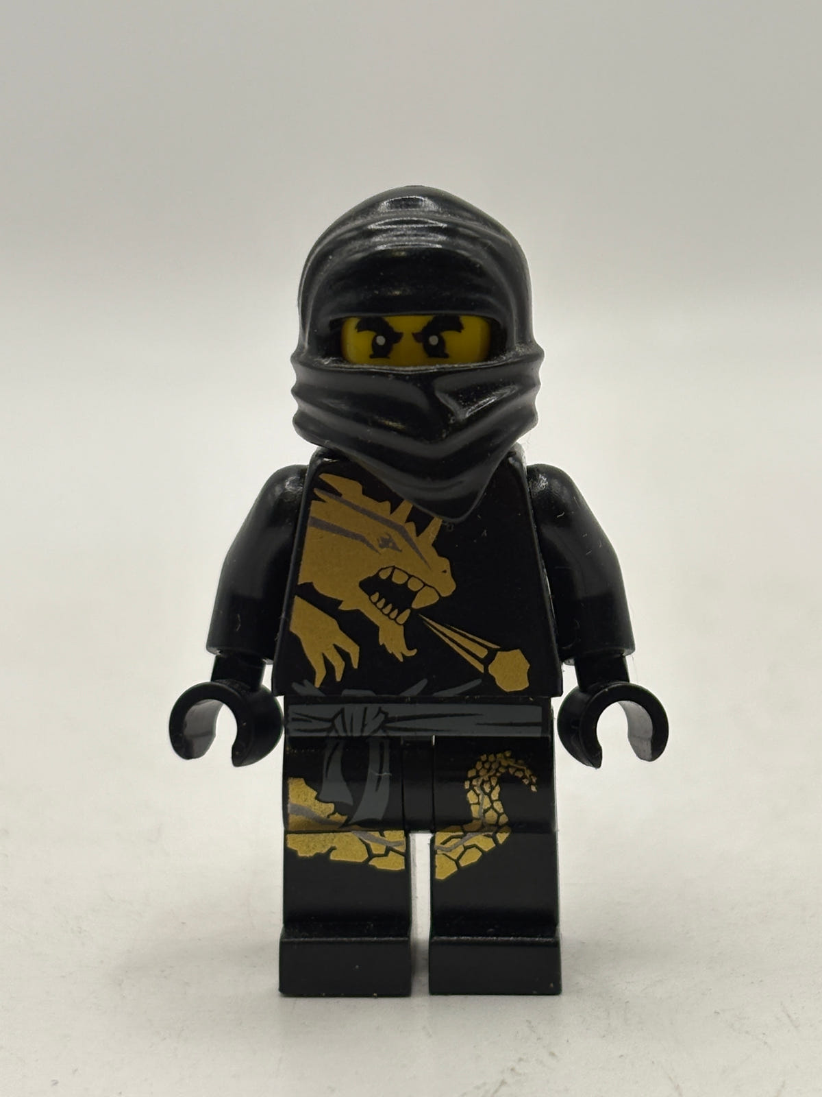 Lego Cole DX Minifigure 2520 2170 2509 Ninjago CRACKED TORSO image 1