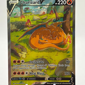 Pokemon TCG SWSH Promos - Charizard V SWSH260 Full Art Promo LP FRENLY BRICKS - Open 7 Days