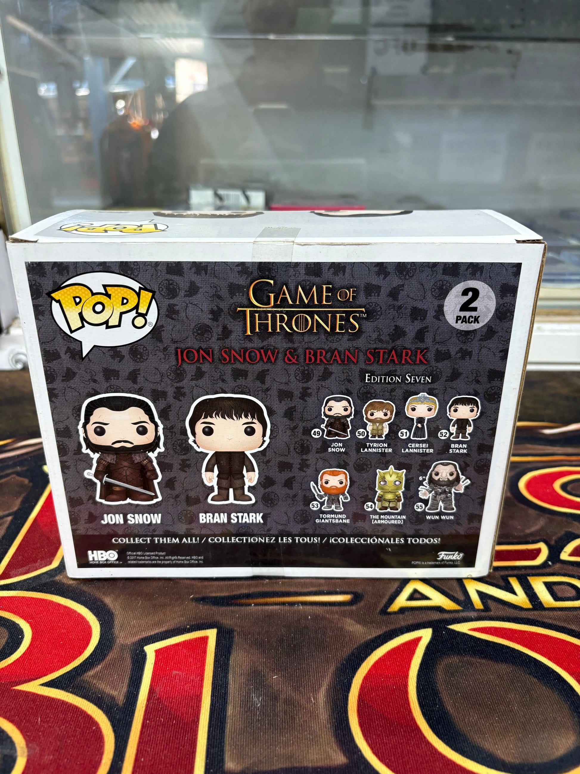 Game of Thrones Funko Pop 2-Pack Jon Snow & Bran Stark Vaulted | Boxed Rare FRENLY BRICKS - Open 7 Days