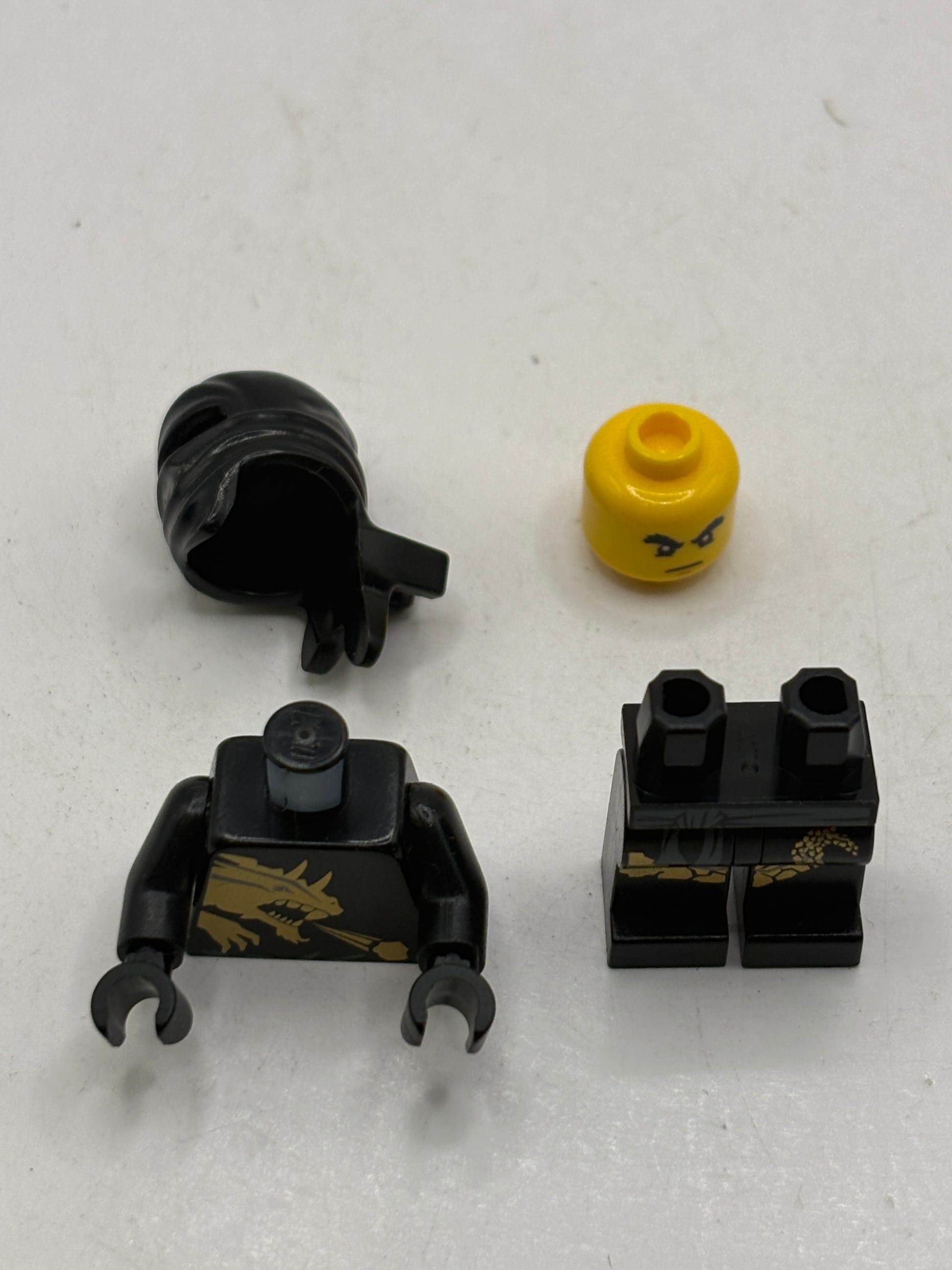 Lego Cole DX Minifigure 2520 2170 2509 Ninjago CRACKED TORSO image 5