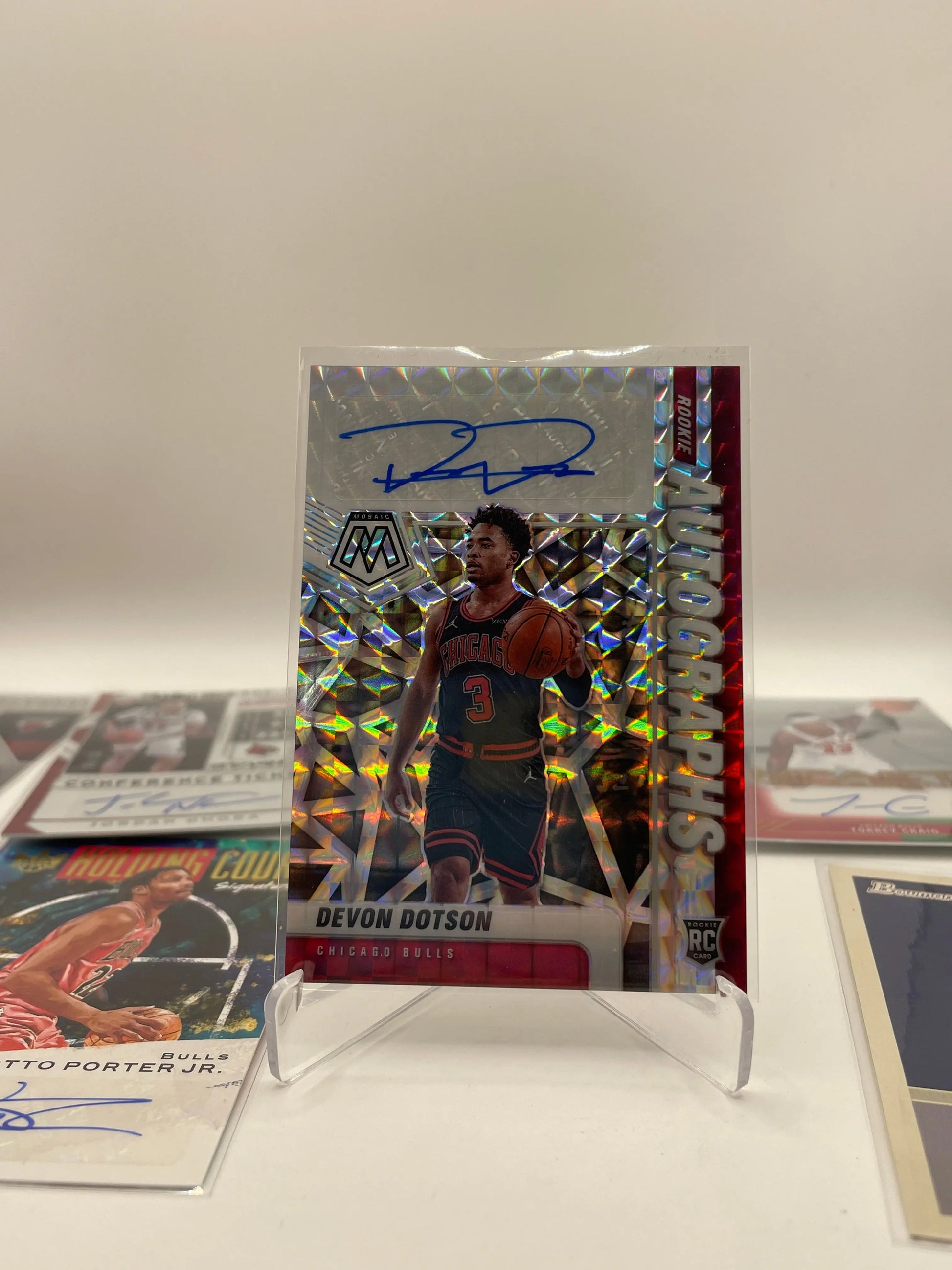 NBA Auto & Numbered Chicago Bulls Sports Card Lot - Devon Dotson + more (lot#31) FRENLY BRICKS - Open 7 Days