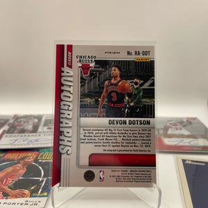 NBA Auto & Numbered Chicago Bulls Sports Card Lot - Devon Dotson + more (lot#31) FRENLY BRICKS - Open 7 Days