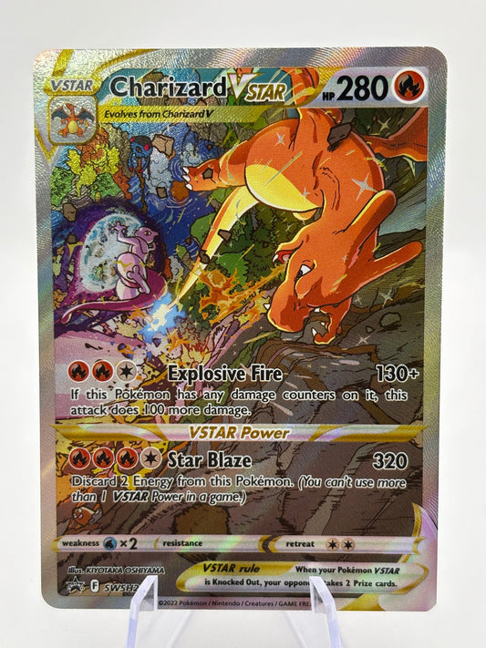 Pokemon TCG SWSH Promos - Charizard VSTAR SWSH262 Full Art LP+ FRENLY BRICKS - Open 7 Days