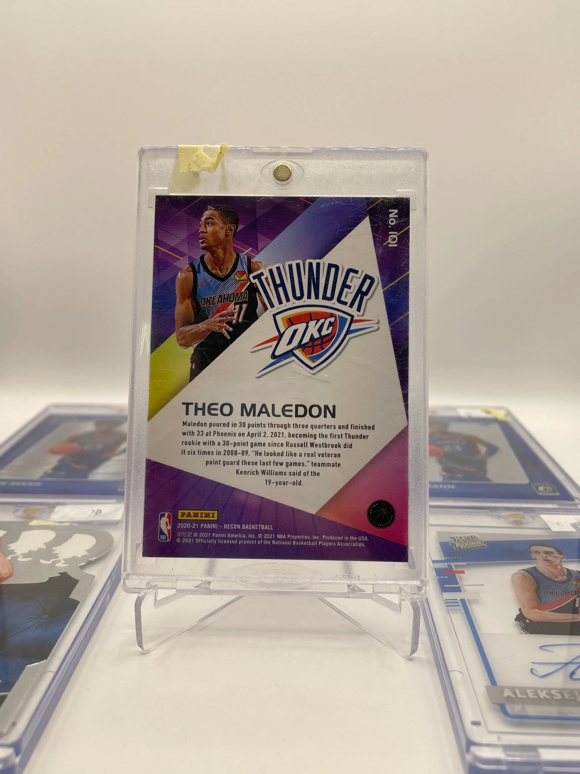 NBA Auto & Numbered Thunder OKC Sports Card Lot - Tre Mann + more (lot#32) FRENLY BRICKS - Open 7 Days