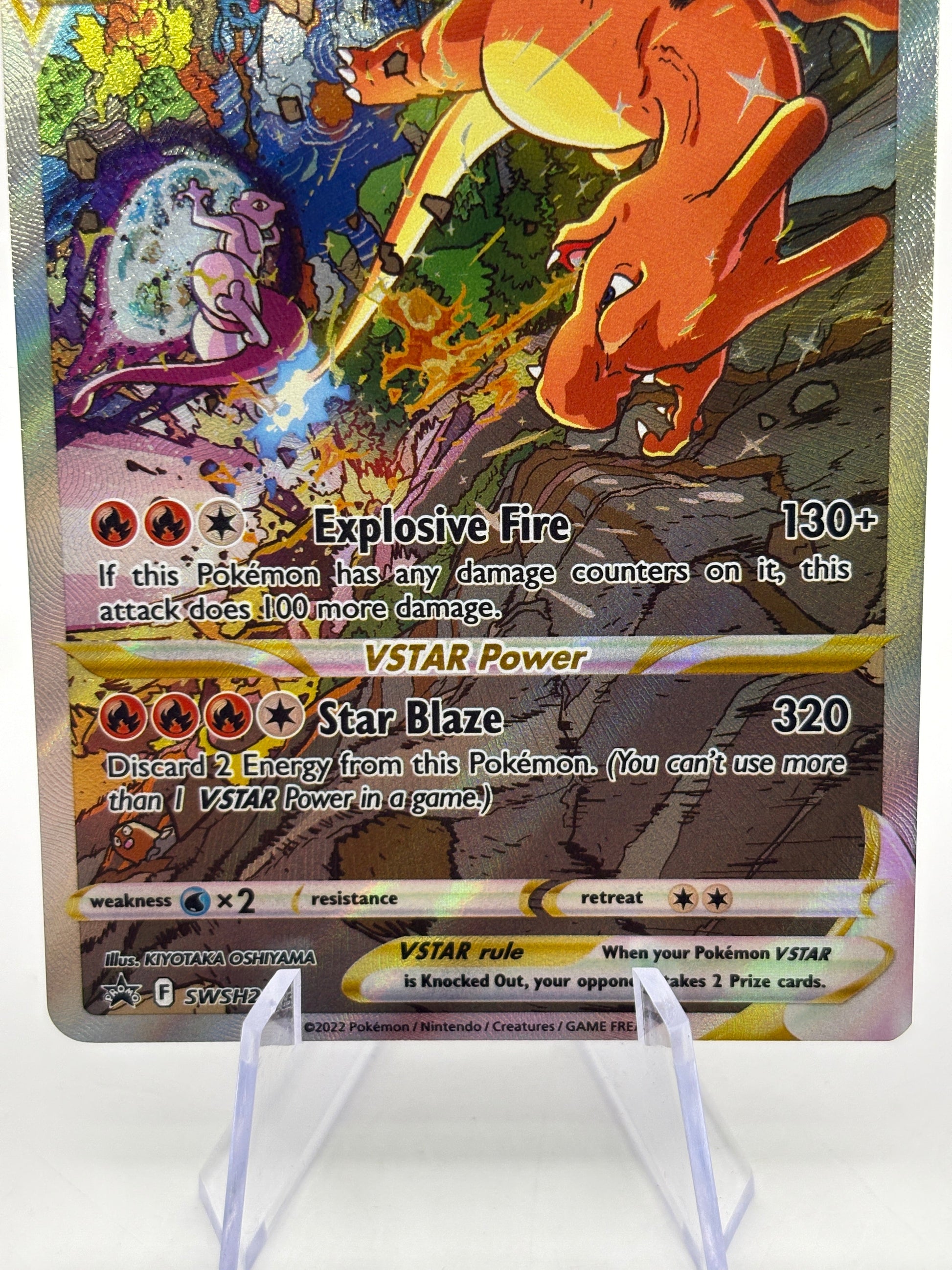 Pokemon TCG SWSH Promos - Charizard VSTAR SWSH262 Full Art LP+ FRENLY BRICKS - Open 7 Days