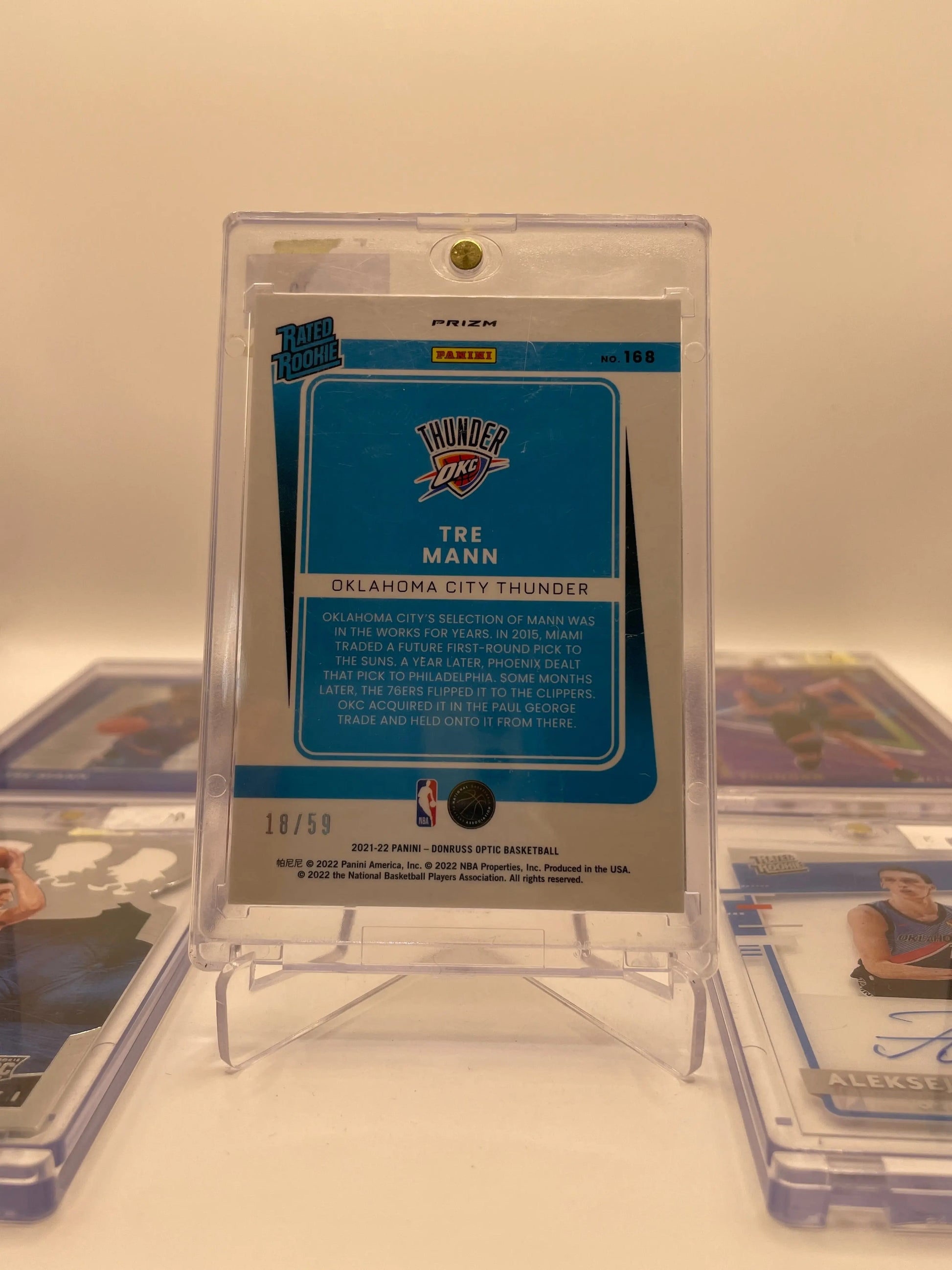 NBA Auto & Numbered Thunder OKC Sports Card Lot - Tre Mann + more (lot#32) FRENLY BRICKS - Open 7 Days