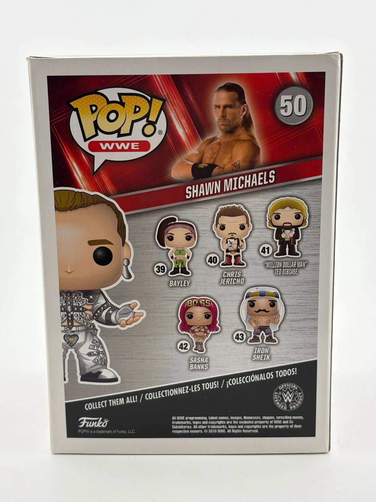 Funko POP! WWE #50 Shawn Michaels Vinyl Figure FRENLY BRICKS - Open 7 Days