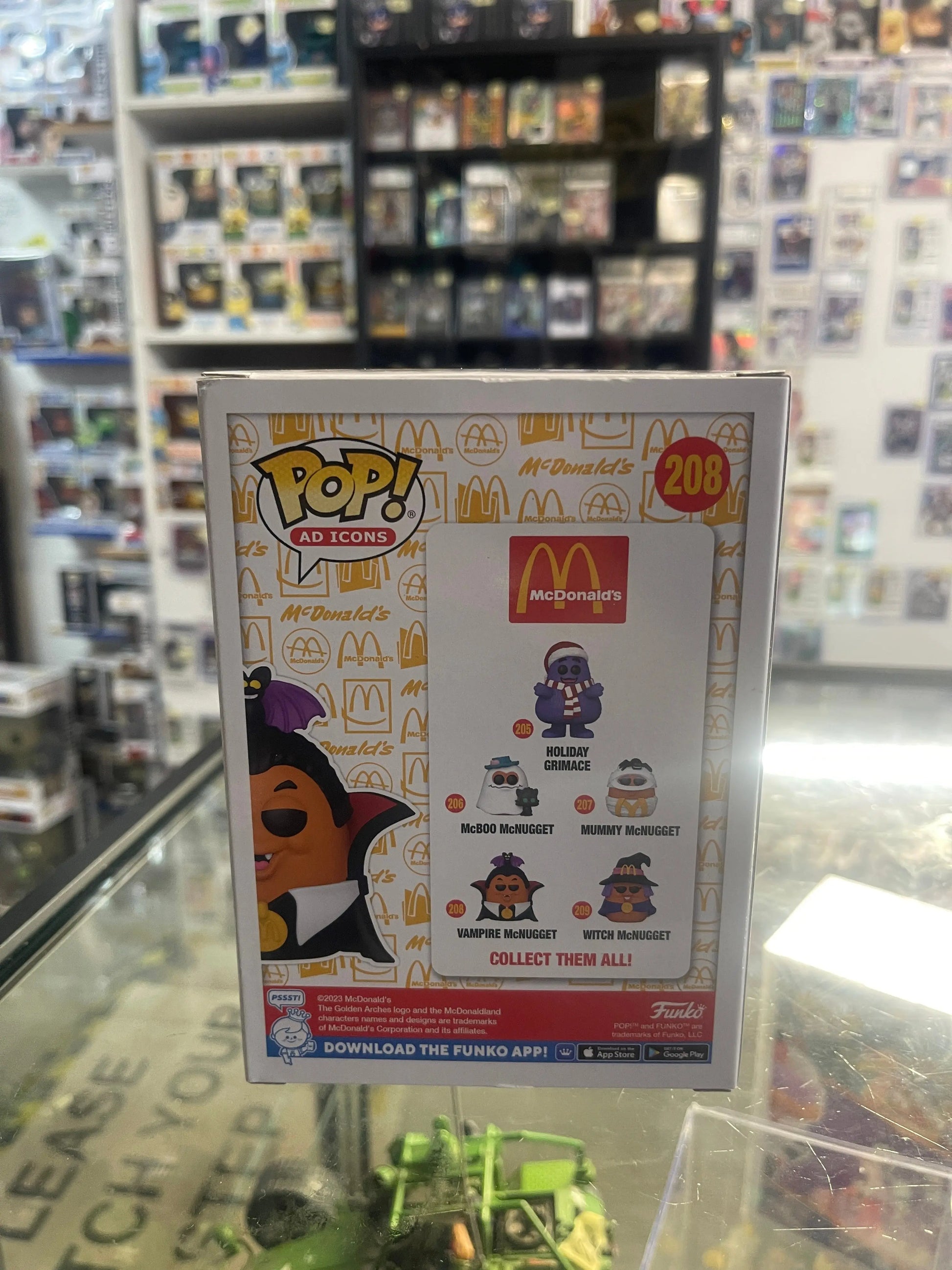 Funko Pop! Vinyl: McDonald's - Vampire McNugget #208 FRENLY BRICKS - Open 7 Days