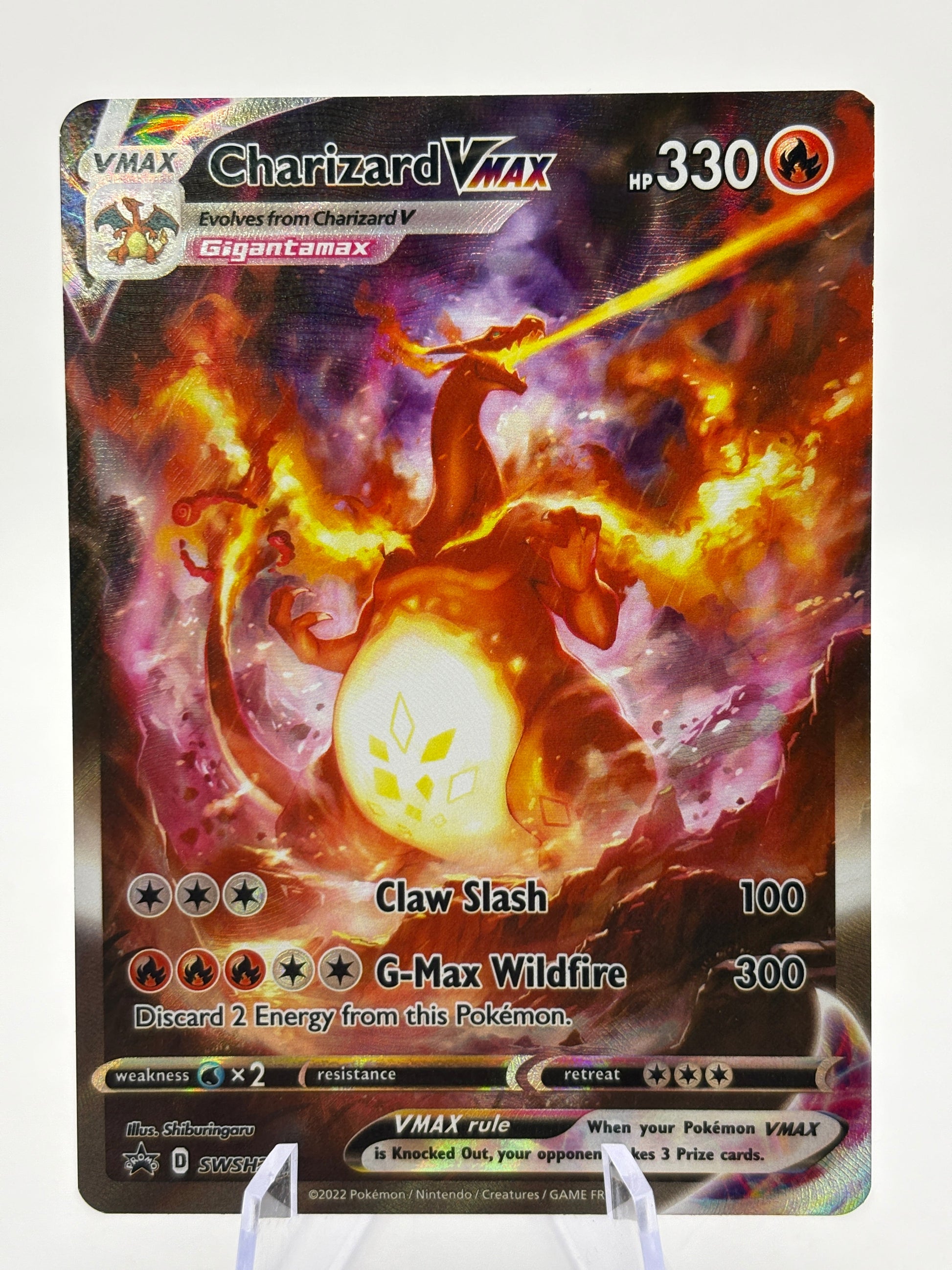 Pokemon TCG SWSH Promos - Charizard VMAX SWSH261 Full Art Promo LP FRENLY BRICKS - Open 7 Days