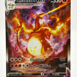 Pokemon TCG SWSH Promos - Charizard VMAX SWSH261 Full Art Promo LP FRENLY BRICKS - Open 7 Days