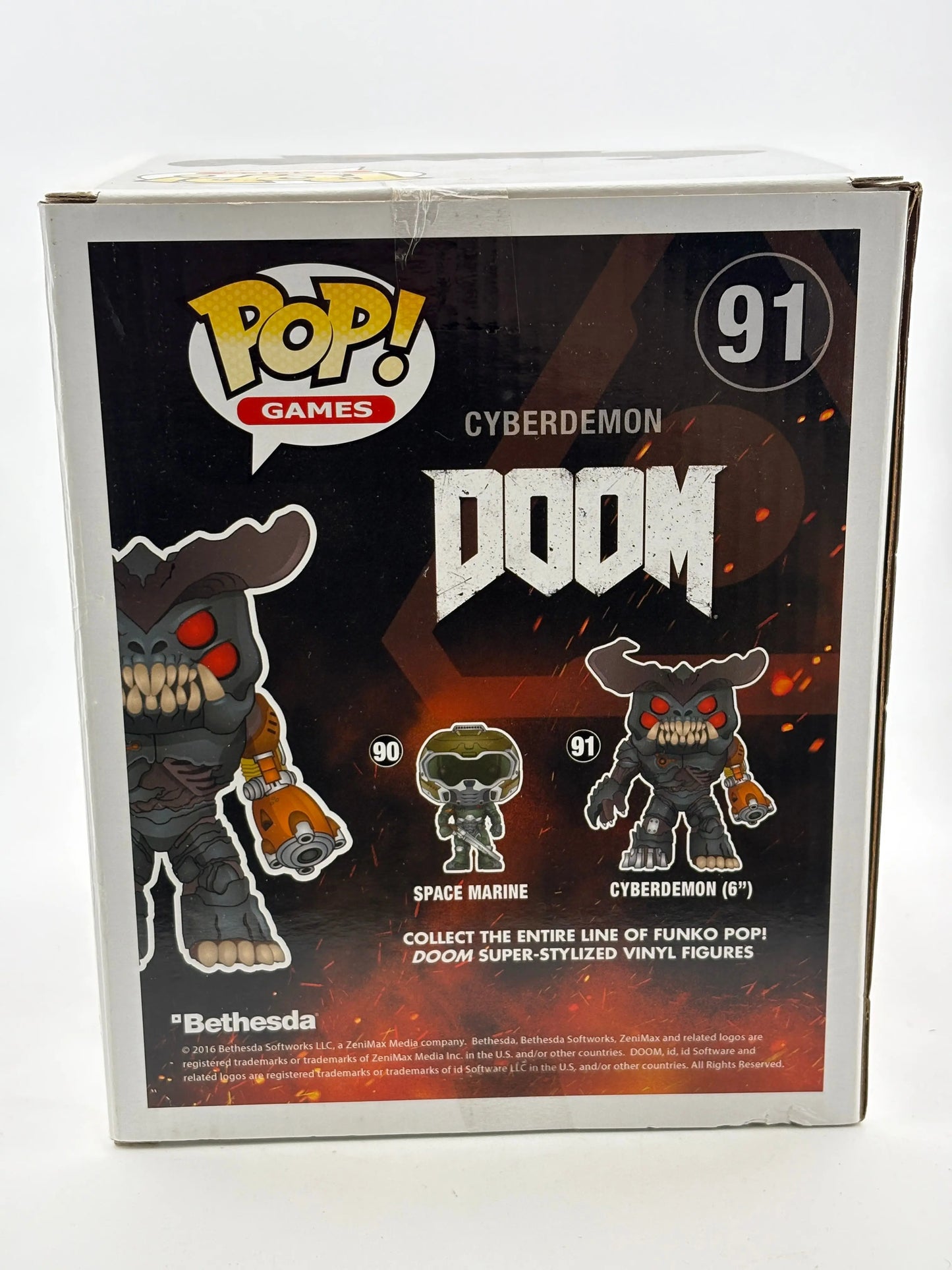 Funko POP! Games DOOM #91 Cyberdemon Vinyl Figure FRENLY BRICKS - Open 7 Days