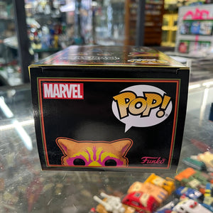 Funko Pop Marvel Guardians of The Galaxy Volume 3 Rocket Blacklight 1241 FRENLY BRICKS - Open 7 Days