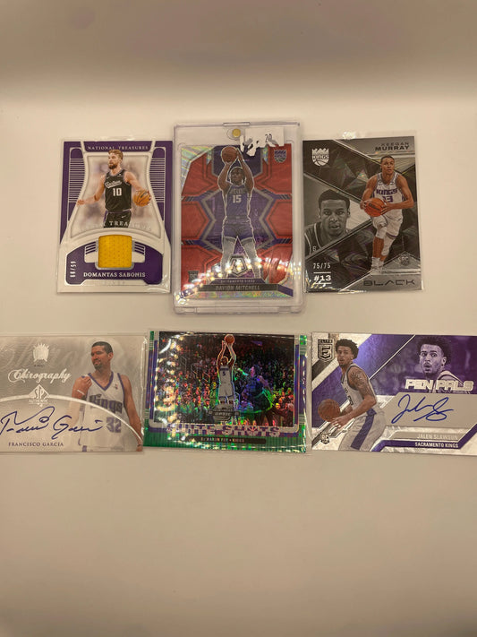 NBA Auto & Numbered Sacramento Kings Sports Card Lot - Keegan Murray  + more (lot#33) FRENLY BRICKS - Open 7 Days