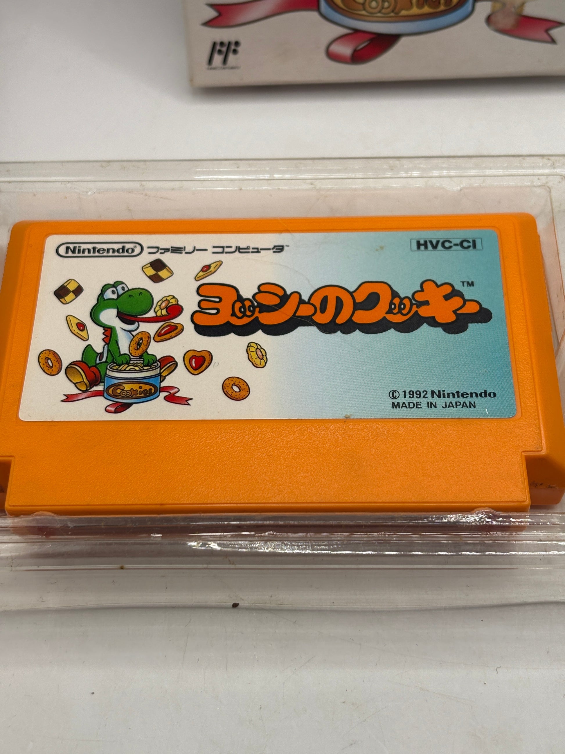 Yoshi’s Cookie 1992 Nintendo Famicom with Box & Manual Japanese FRENLY BRICKS - Open 7 Days