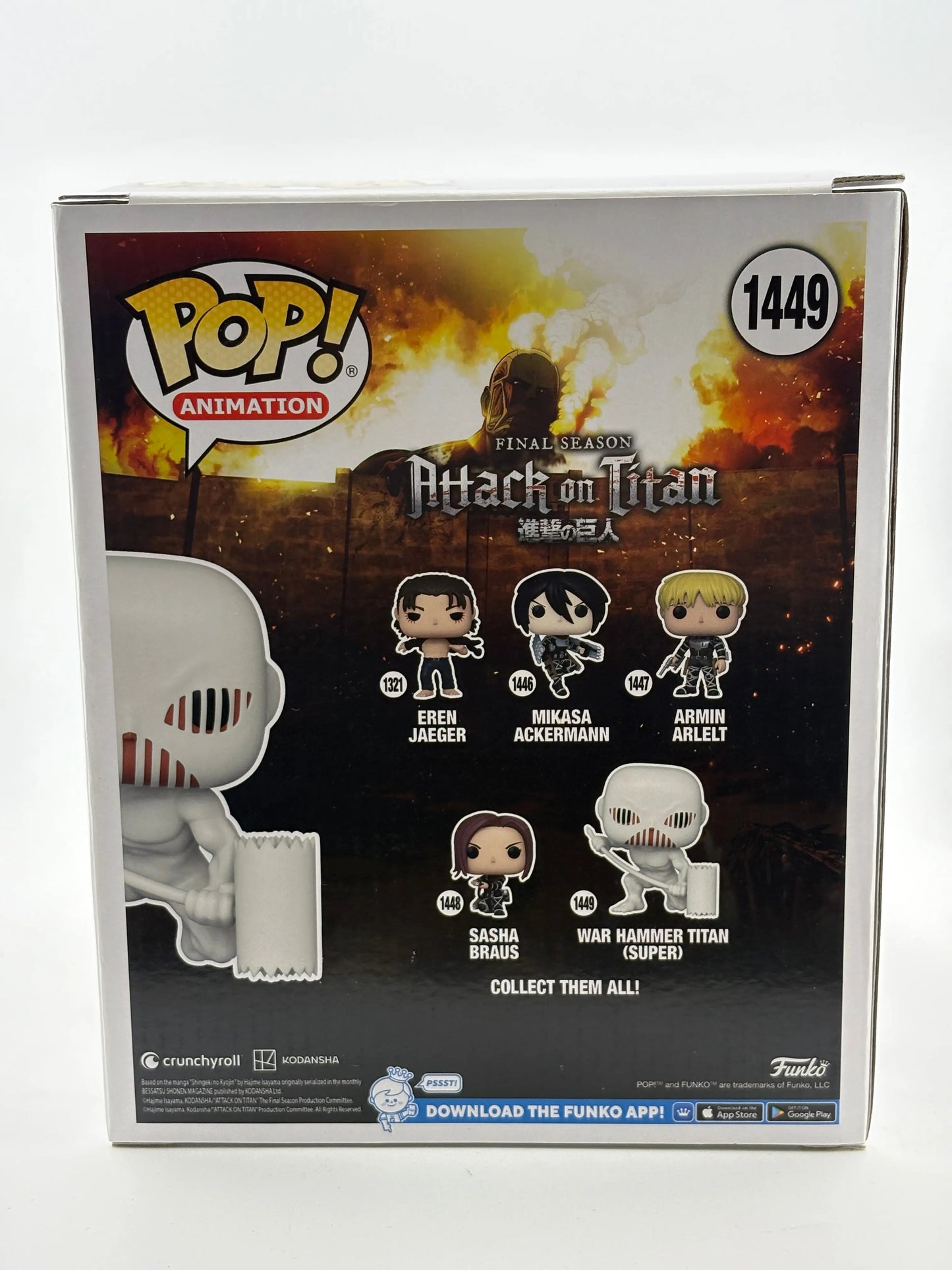 Funko POP! Animation Attack on Titan #1449 War Hammer Titan Vinyl Figure FRENLY BRICKS - Open 7 Days