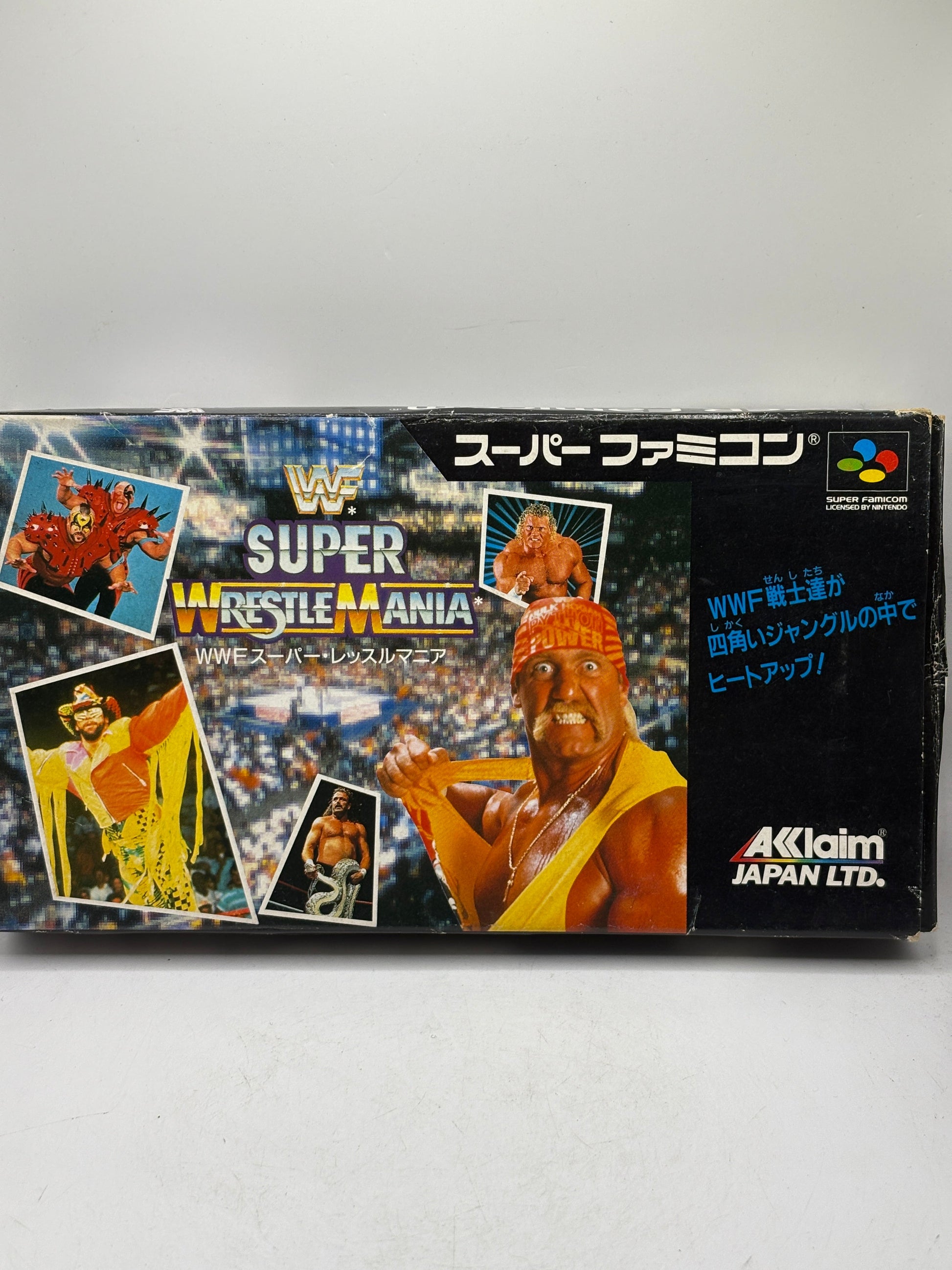 WWF Super Wrestlemania Super Famicom Nintendo Japanese Video Game FRENLY BRICKS - Open 7 Days