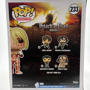 Funko POP! Animatiom Attack on Titan #233 Female Titan Glow Special Edition FRENLY BRICKS - Open 7 Days