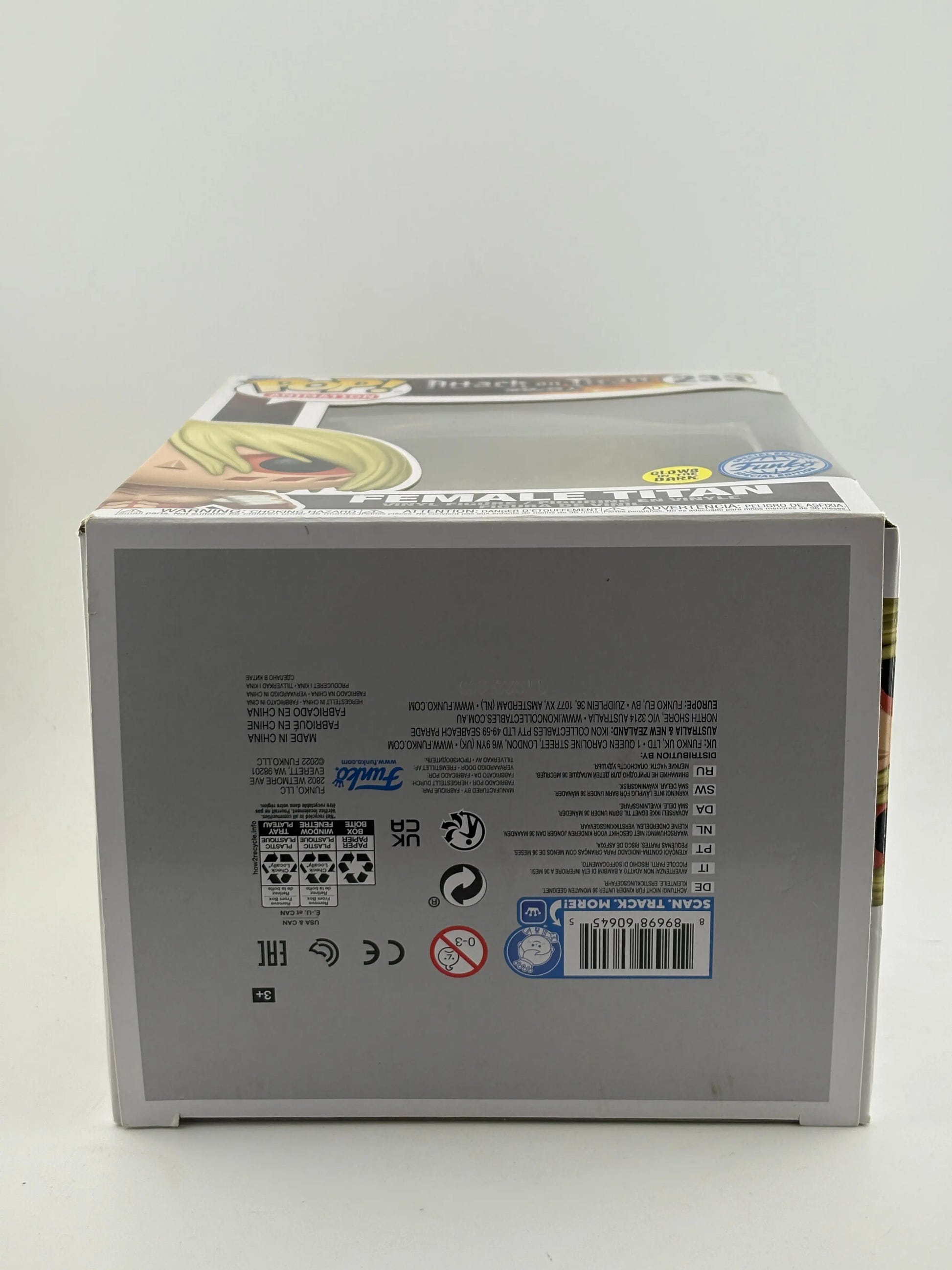 Funko POP! Animatiom Attack on Titan #233 Female Titan Glow Special Edition FRENLY BRICKS - Open 7 Days image 6