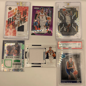 NBA Auto & Numbered Denver Nuggets Sports Card Lot - Bones Hyland + more (lot#34) FRENLY BRICKS - Open 7 Days