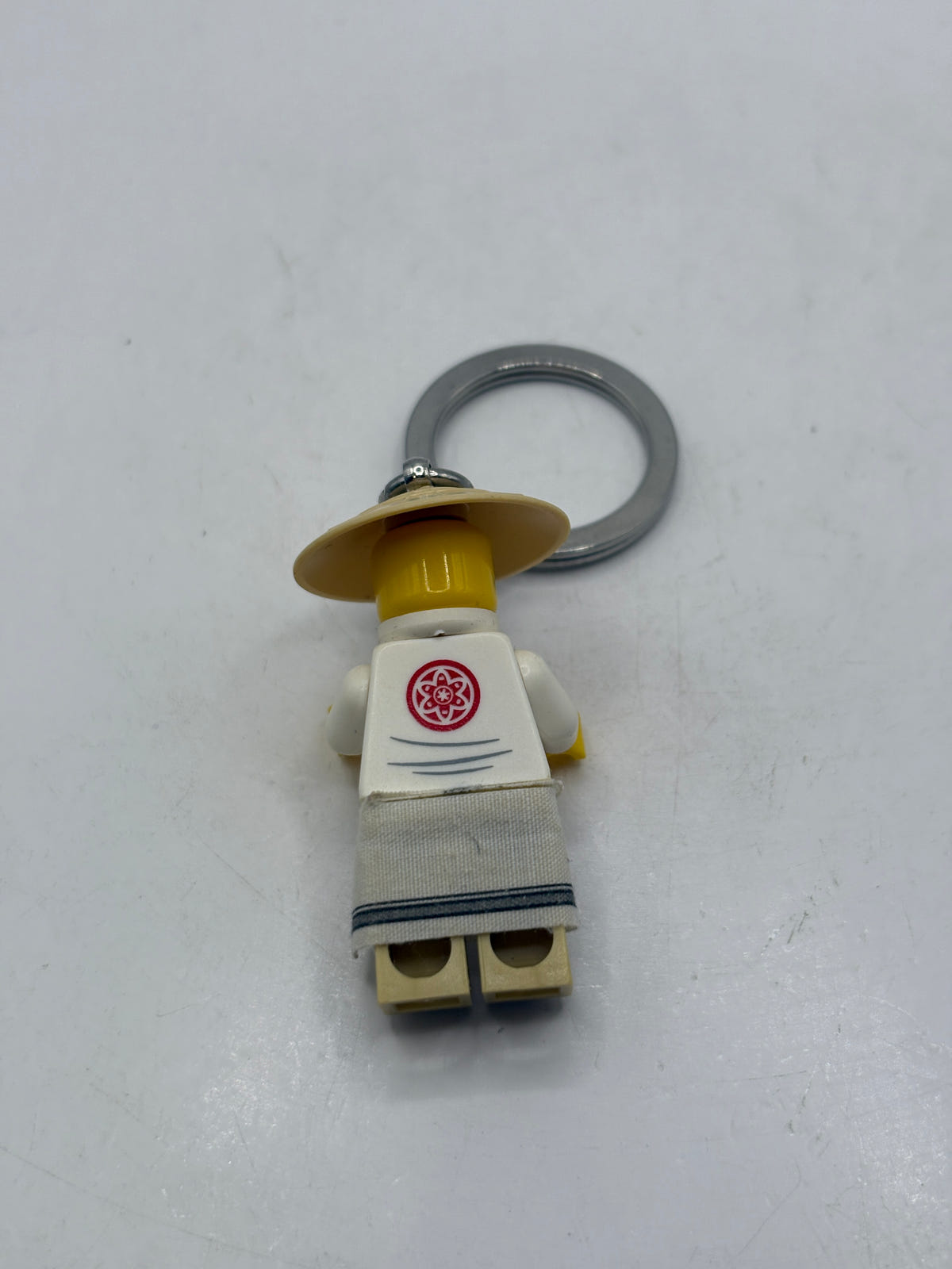LEGO Ninjago Movie Master Wu Keychain Figure White Old Man Sensei Teacher image 4