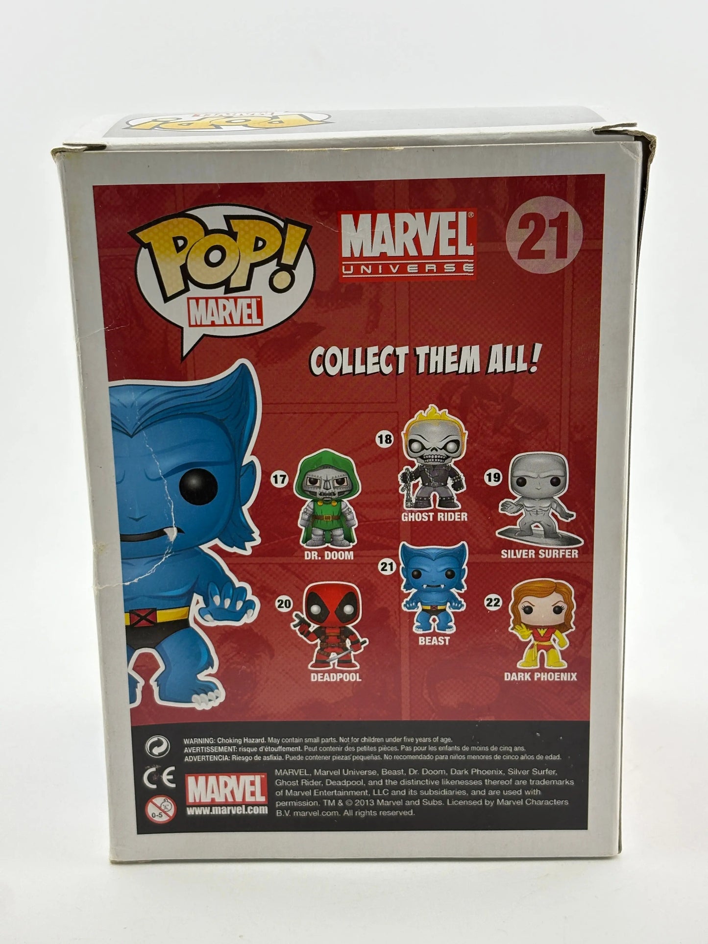 Funko POP! Marvel Universe #21 Beast Vinyl Bobble-Head FRENLY BRICKS - Open 7 Days