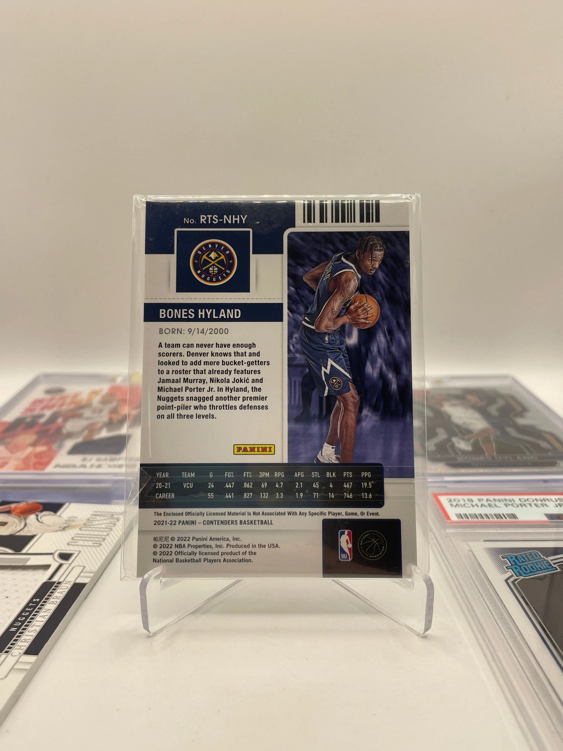 NBA Auto & Numbered Denver Nuggets Sports Card Lot - Bones Hyland + more (lot#34) FRENLY BRICKS - Open 7 Days