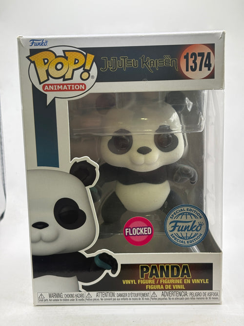 Funko POP! Animation Jujutsu Kaisen #1374 Panda Flocked SE Vinyl Figure