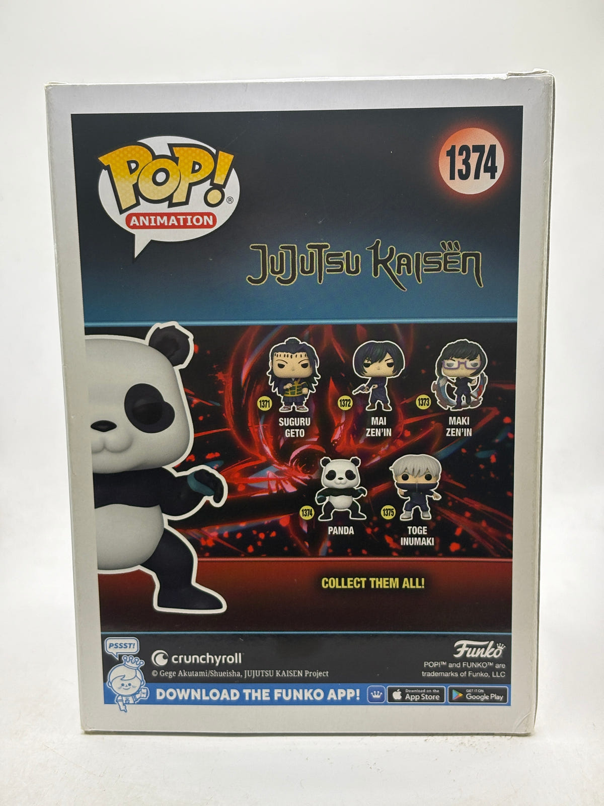 Funko POP! Animation Jujutsu Kaisen #1374 Panda Flocked SE Vinyl Figure image 3