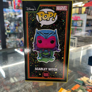 Funko Pop! Marvel: Wanda Vision, Scarlet Witch  #986! Black light Exclusive! FRENLY BRICKS - Open 7 Days