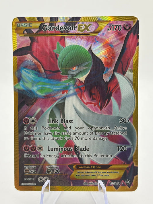 Pokemon TCG Steam Siege - Gardevoir EX 116/114 Full Art Secret Rare DAMAGE FRENLY BRICKS - Open 7 Days