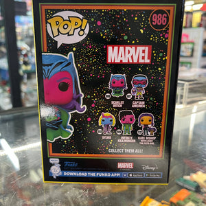 Funko Pop! Marvel: Wanda Vision, Scarlet Witch  #986! Black light Exclusive! FRENLY BRICKS - Open 7 Days