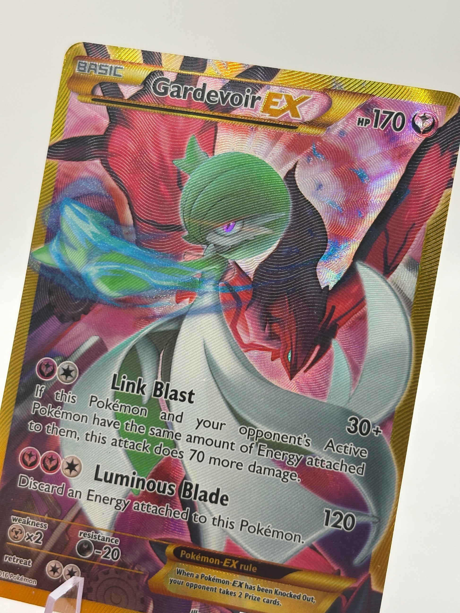 Pokemon TCG Steam Siege - Gardevoir EX 116/114 Full Art Secret Rare DAMAGE FRENLY BRICKS - Open 7 Days