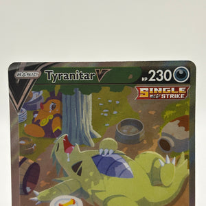 Pokemon TCG Battle Styles - Tyranitar V 155/163 Alternate Art Full Art MP* crease FRENLY BRICKS - Open 7 Days