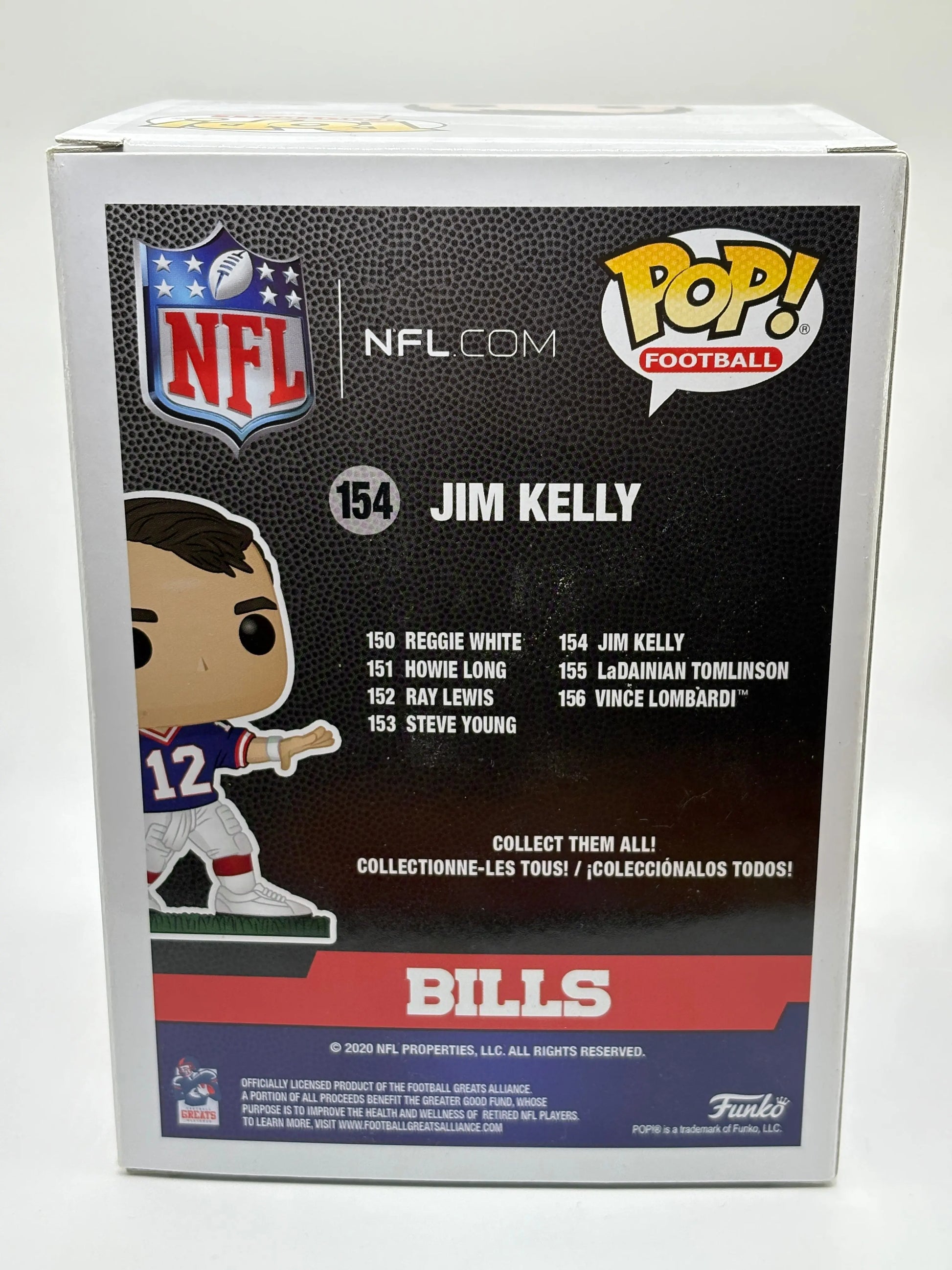 Funko POP! Football NFL Buffalo Bills #154 Jim Kelly FRENLY BRICKS - Open 7 Days