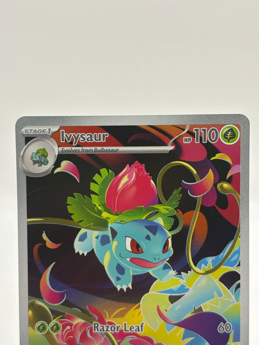 Pokemon TCG Mega Evolution - Ivysaur 134/132 Illustration Rare NM FRENLY BRICKS - Open 7 Days