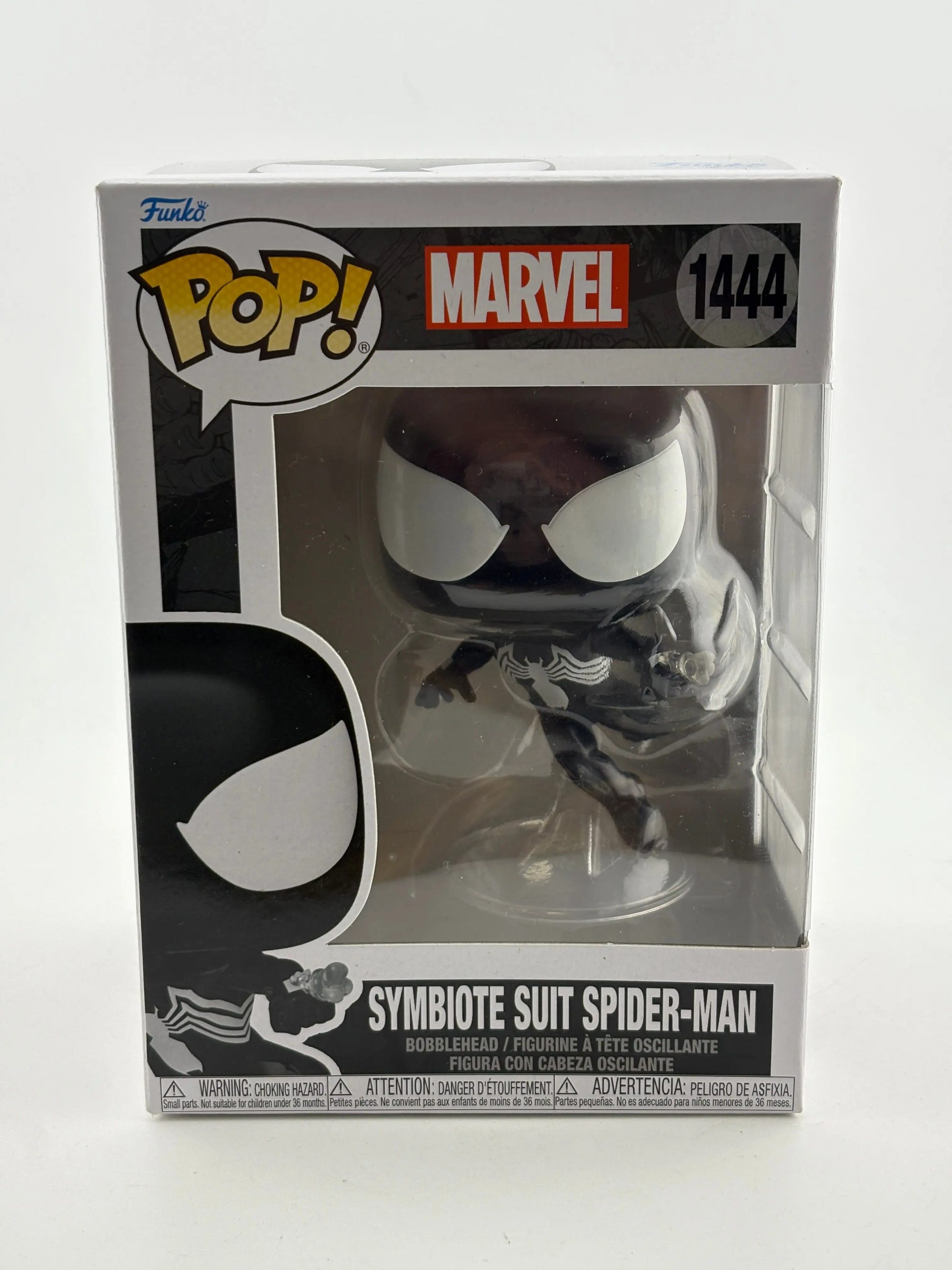 Funko POP! Marvel #1444 Symbiote Suit Spider-Man Bobblehead FRENLY BRICKS - Open 7 Days image 1