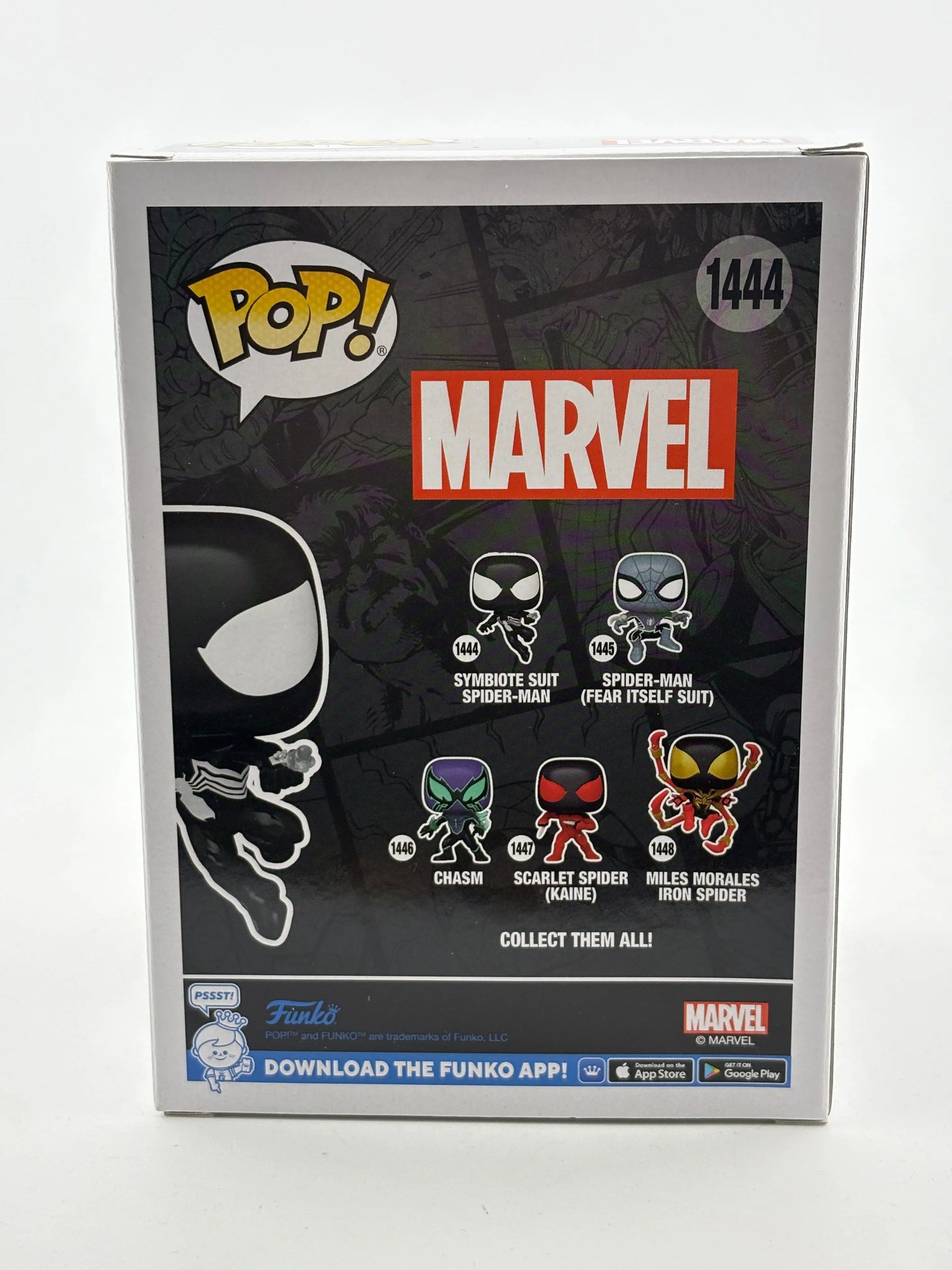 Funko POP! Marvel #1444 Symbiote Suit Spider-Man Bobblehead FRENLY BRICKS - Open 7 Days