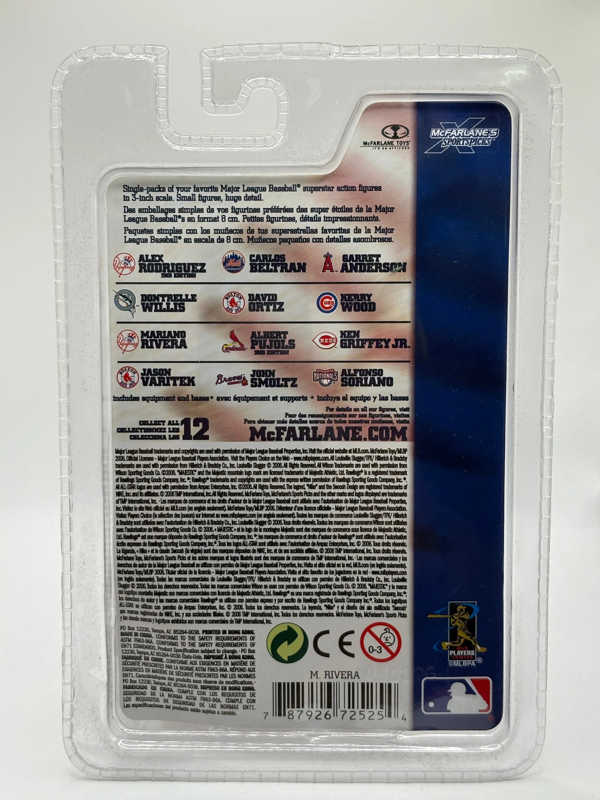 2006 Mariano Rivera -New York Yankees 3” McFarlane Figure New & Sealed FRENLY BRICKS - Open 7 Days