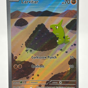 Pokemon TCG Obsidian Flames - Larvitar 203/197 Illustration Rare LP *curve FRENLY BRICKS - Open 7 Days