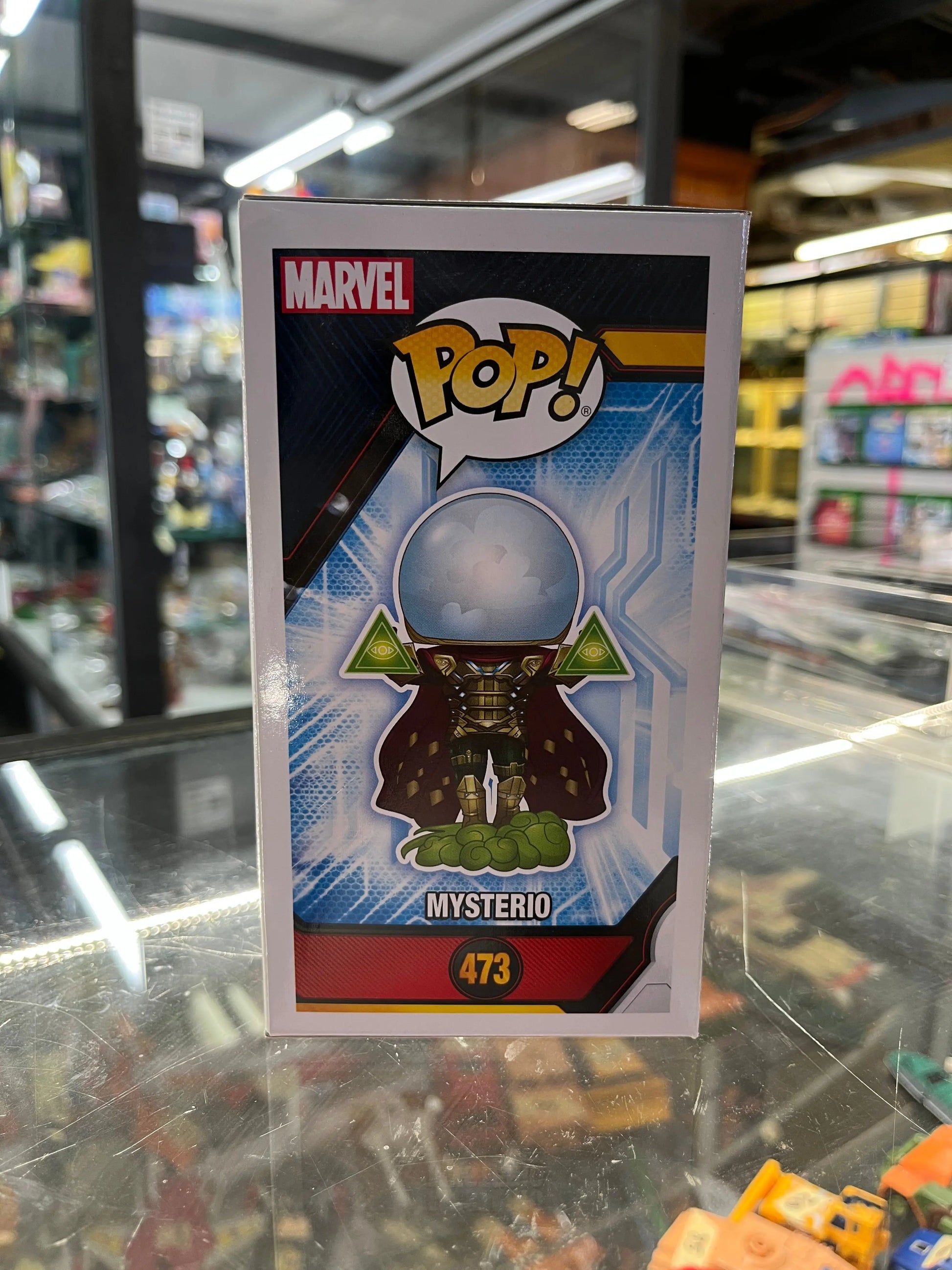 Funko Spider-Man POP Marvel Mysterio Vinyl Figure #473 FRENLY BRICKS - Open 7 Days