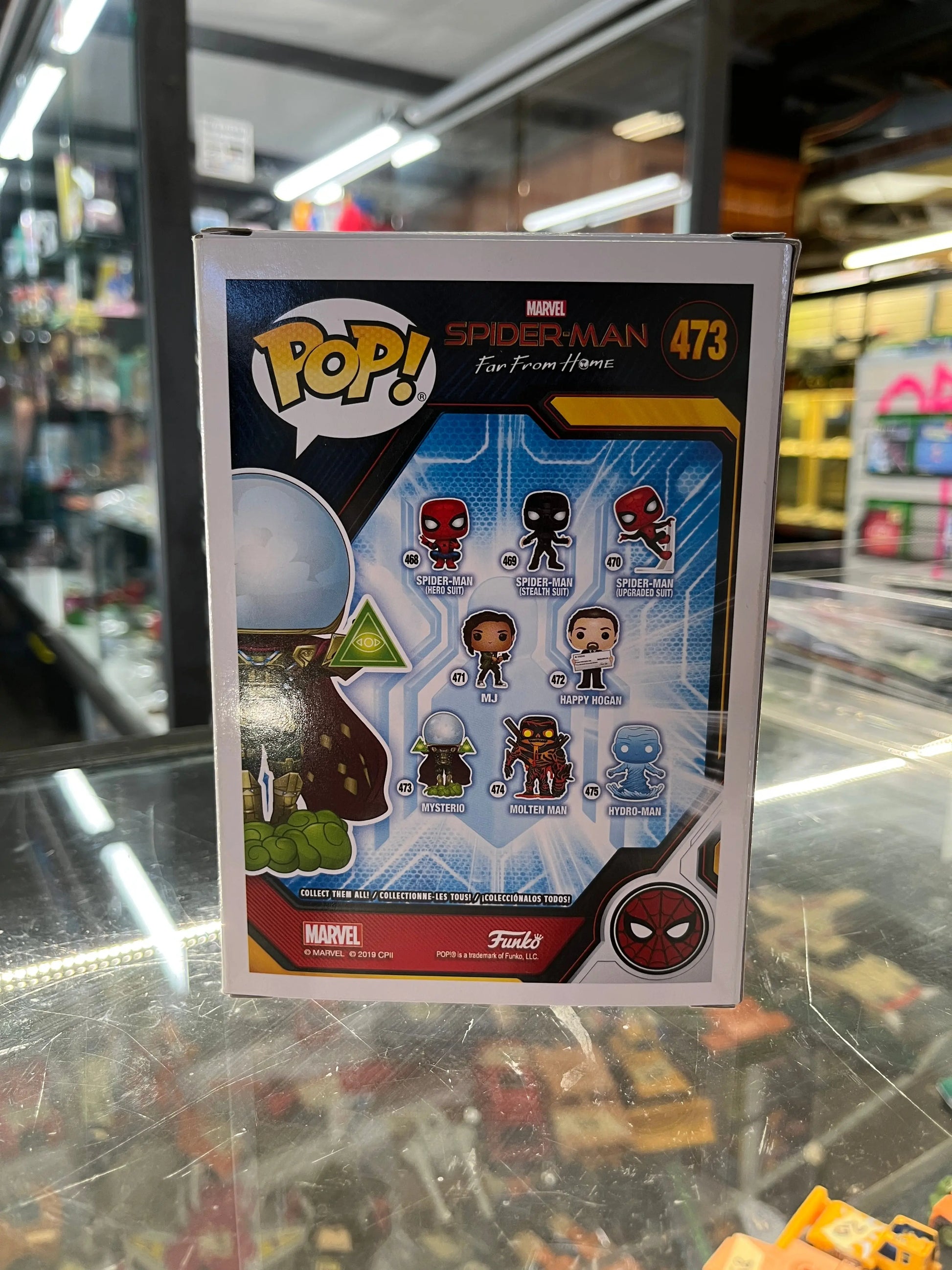 Funko Spider-Man POP Marvel Mysterio Vinyl Figure #473 FRENLY BRICKS - Open 7 Days