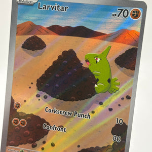 Pokemon TCG Obsidian Flames - Larvitar 203/197 Illustration Rare LP *curve FRENLY BRICKS - Open 7 Days